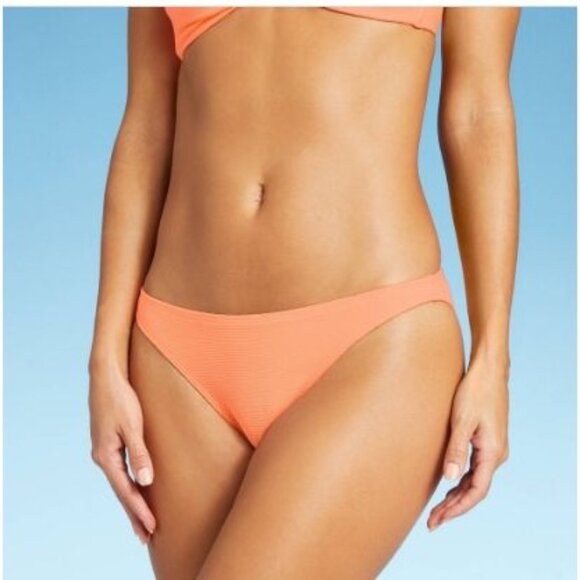 Xhilaration Junior Textured Cheeky Bikini Bottom Size Small - Picture 1 of 5